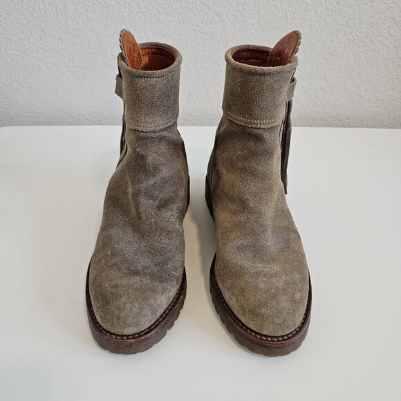 Penelope Chilvers Gaucho Birch Cropped Suede Leather Tassel Ankle Boots 37/6 - Picture 5 of 13